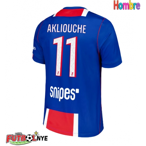 Camiseta Paris Saint-Germain Maghnes Akliouche #11 Primera Equipación 2026-27 manga corta